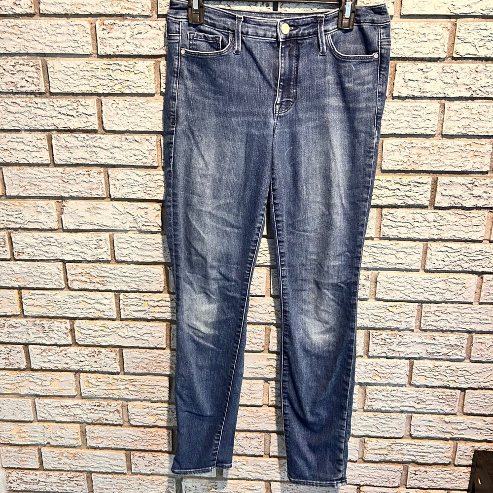 Athleta Sculptek Skinny Jeans Womens 4 Medium Wash Denim Stretch Slim Leg